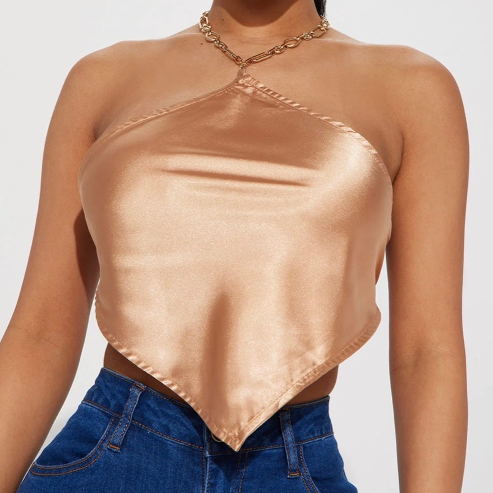 Chain Halter Top Fashion Nova